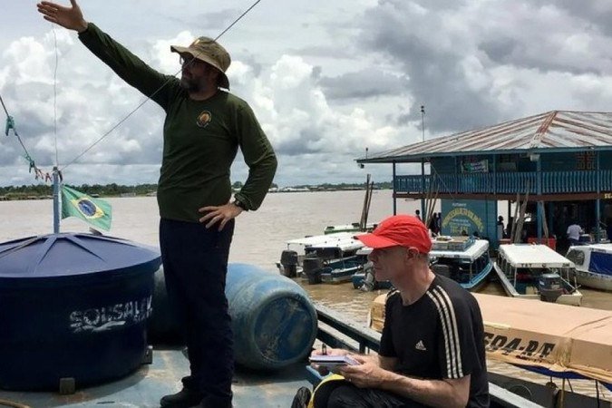 Bruno Pereira e Dom Phillips em foto de 2018; ambos estão desparecidos há mais de uma semana na Amazônia - (crédito: Gary Calton/The Guardian/Observer) Bruno Pereira e Dom Phillips em foto de 2018; ambos estão desparecidos há mais de uma semana na Amazônia - (crédito: Gary Calton/The Guardian/Observer)