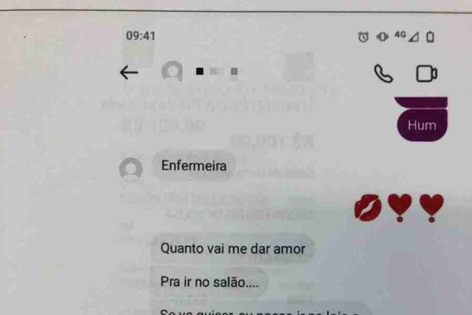 Mensagens colhidas pela PCDF mostram mulher solicitando transferências