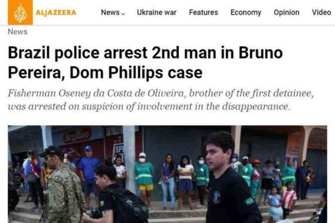 Imprensa internacional repercute corpos achados na busca por Bruno e Dom