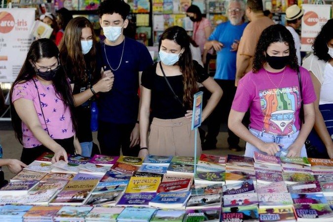  18/06/2022 Crédito: Marcelo Ferreira/CB/D.A Press. Brasil. Brasilia - DF -  36 Feira do Livro de Brasília.