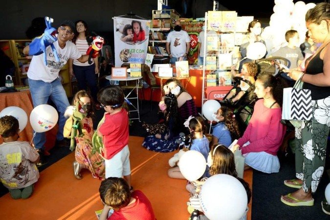 Contação de histórias para as crianças
