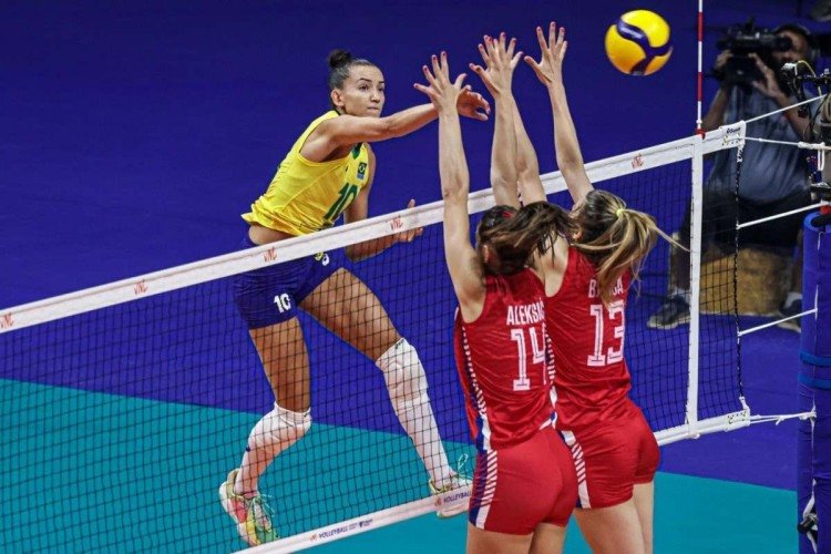 Brasil x Sérvia pela Liga das Nações no Ginásio Nilson Nelson, em Brasília