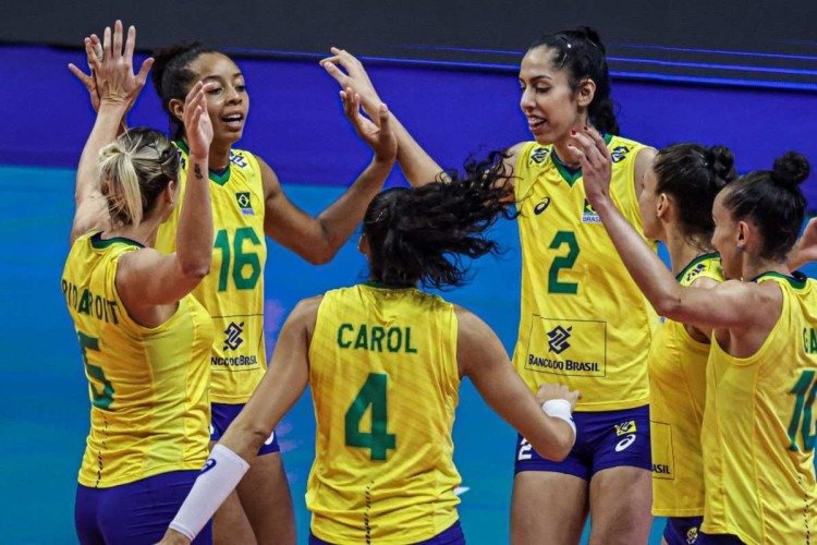 Brasil x Sérvia pela Liga das Nações no Ginásio Nilson Nelson, em Brasília