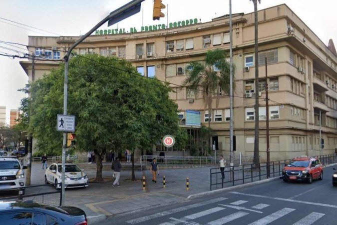 Hospital de Pronto-socorro em Porto Alegre - (crédito: Reprodução/Google Street View) Hospital de Pronto-socorro em Porto Alegre - (crédito: Reprodução/Google Street View)