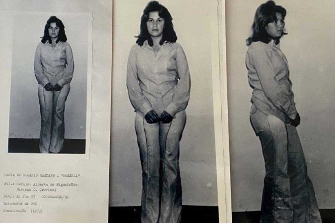  Ficha policial da jornalista Maria do Rosário, presa em 1977, durante a greve dos estudantes