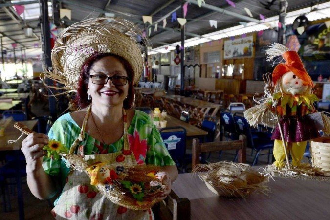  Maria de Fátima Araújo, diretora administrativa da Quituart: arraial o mês inteiro