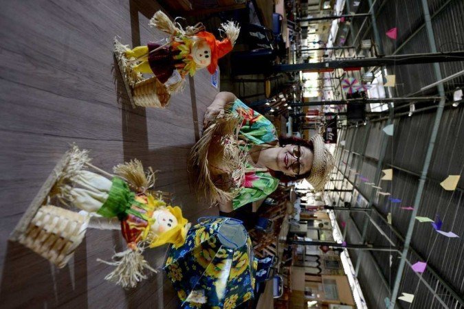  22/06/2022 Crédito: Marcelo Ferreira/CB/D.A Press. Brasil. Brasilia - DF -  Locais para se dançar forró e curtir festa junina. Evento da Quituart no Lago Norte, Maria de Fátima Araújo, diretora administrativa da Quituart.
