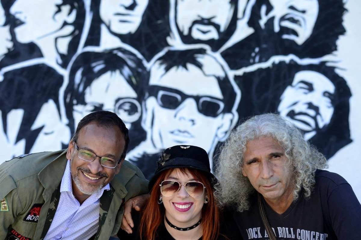  24/06/2022. Crédito: Carlos Vieira/CB/D.A Press. Brasil. Brasilia - DF. Cidades - Ferrock Ari de Barros (preto), Mariana Camelo e Fernando Benício