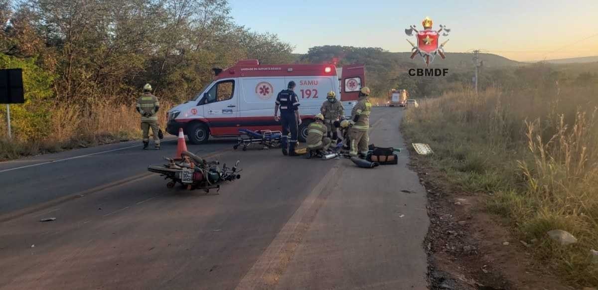 Adolescente de 15 anos sofre acidente de trânsito e fica em estado grave  