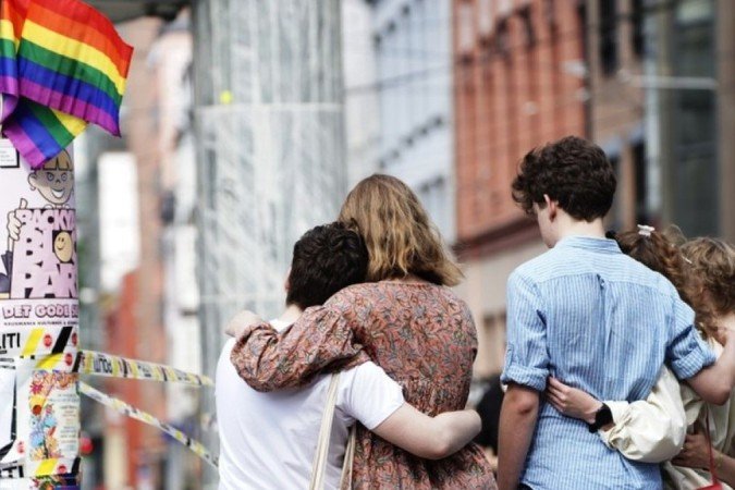 Vítimas foram homenageadas após o ataque -  (crédito: EPA)