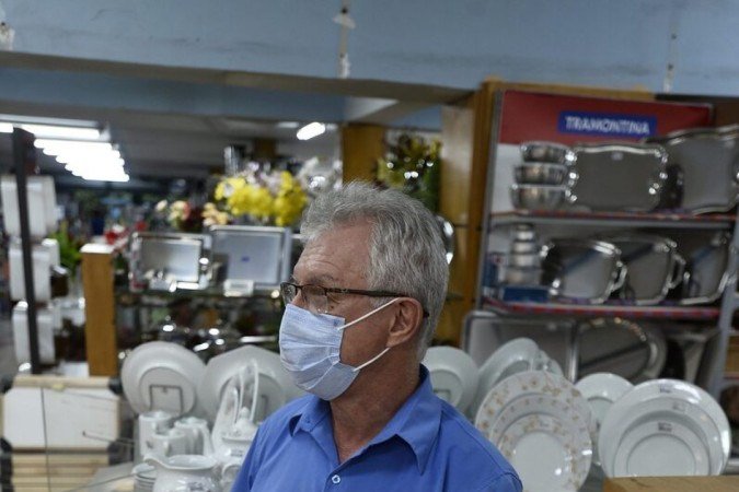  27/06/2022. Cr..dito: Minervino J..nior/CB/D.A Press. Brasil.  Brasilia - DF. Reaquecimento nas vendas do com..rcio.  Francisco Fontenele Frota - gerente Pioneira da Borracha.
    