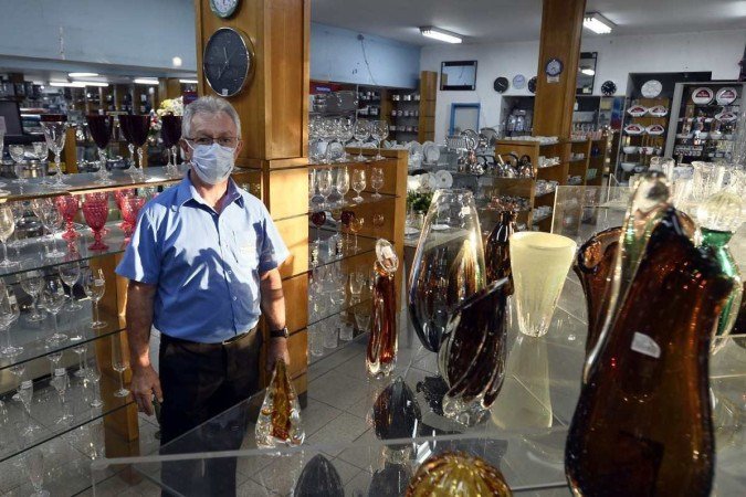  27/06/2022. Cr..dito: Minervino J..nior/CB/D.A Press. Brasil.  Brasilia - DF. Reaquecimento nas vendas do com..rcio.  Francisco Fontenele Frota - gerente Pioneira da Borracha.
    