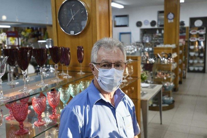  27/06/2022. Cr..dito: Minervino J..nior/CB/D.A Press. Brasil.  Brasilia - DF. Reaquecimento nas vendas do com..rcio.  Francisco Fontenele Frota - gerente Pioneira da Borracha.
    