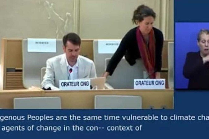 A fala do representante do Cimi ocorreu durante o Efeitos adversos das mudanças climáticas sobre os direitos humanos das pessoas em situação de vulnerabilidade - (crédito: Reprodução/CDC) A fala do representante do Cimi ocorreu durante o Efeitos adversos das mudanças climáticas sobre os direitos humanos das pessoas em situação de vulnerabilidade - (crédito: Reprodução/CDC)