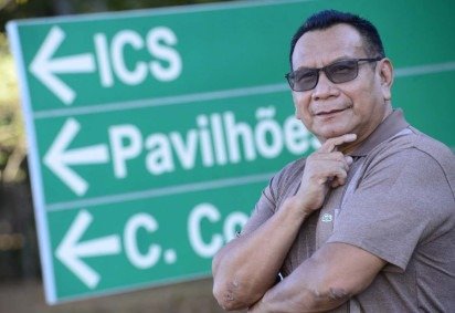 Gersem Baniwa, segundo indigena professor da UnB -  (crédito:  Carlos Vieira/CB)