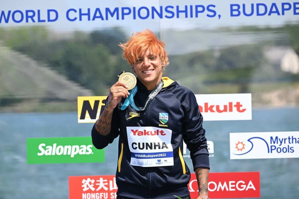 Ana Marcela Cunha é campeã mundial dos 25 km pela quinta vez