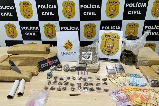 Traficantes usavam distribuidora de bebidas de fachada para vender drogas - (crédito: PCDF/Divulgação) Traficantes usavam distribuidora de bebidas de fachada para vender drogas - (crédito: PCDF/Divulgação)
