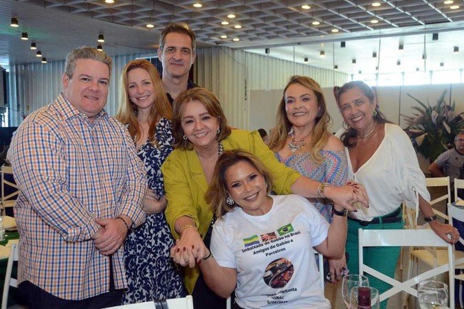 Abel Elias, Rafaela Godinho, Clovis Castro Júnior, Sandra Assis, Margarita Bazzano, Adriana Pimentel Müller e Luciana Santos