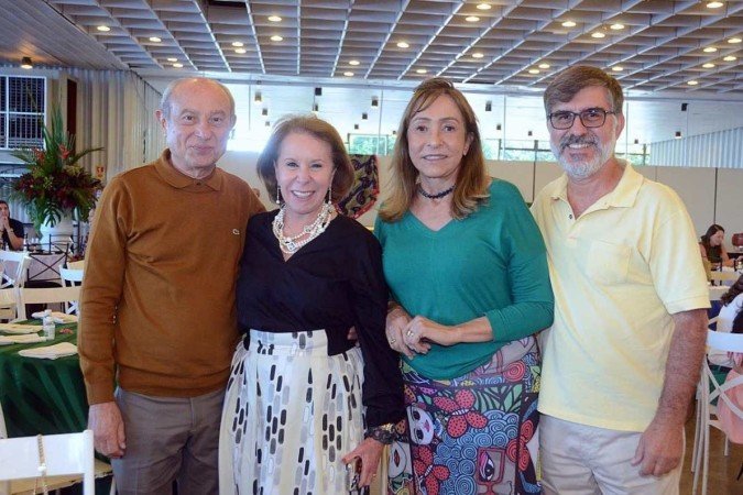 Flávio Marcília e Janete Vaz, Ilda Peliz e Elmar Santana