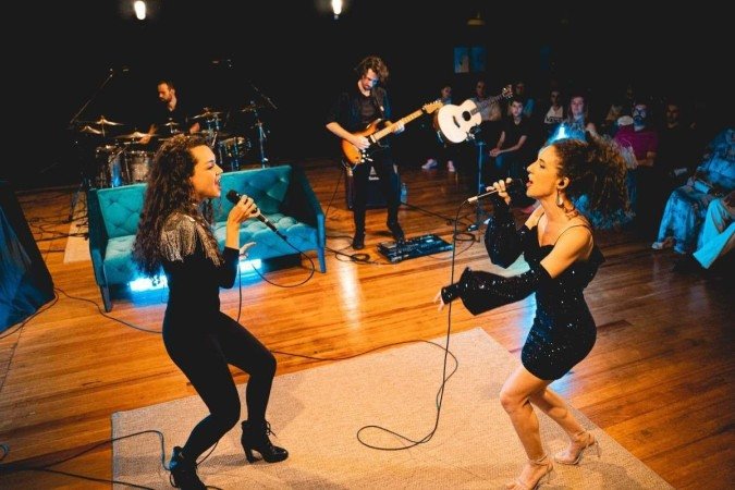 Ex-The Voice Brasil Nathália Cavalcante e Laura Dalmás gravam dueto - (crédito: Divulgação) Ex-The Voice Brasil Nathália Cavalcante e Laura Dalmás gravam dueto - (crédito: Divulgação)