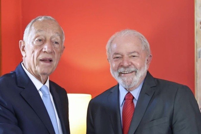Marcelo Rebelo, presidente de Portugal, e Lula -  (crédito:  Ricardo Stuckert/Divulgação)