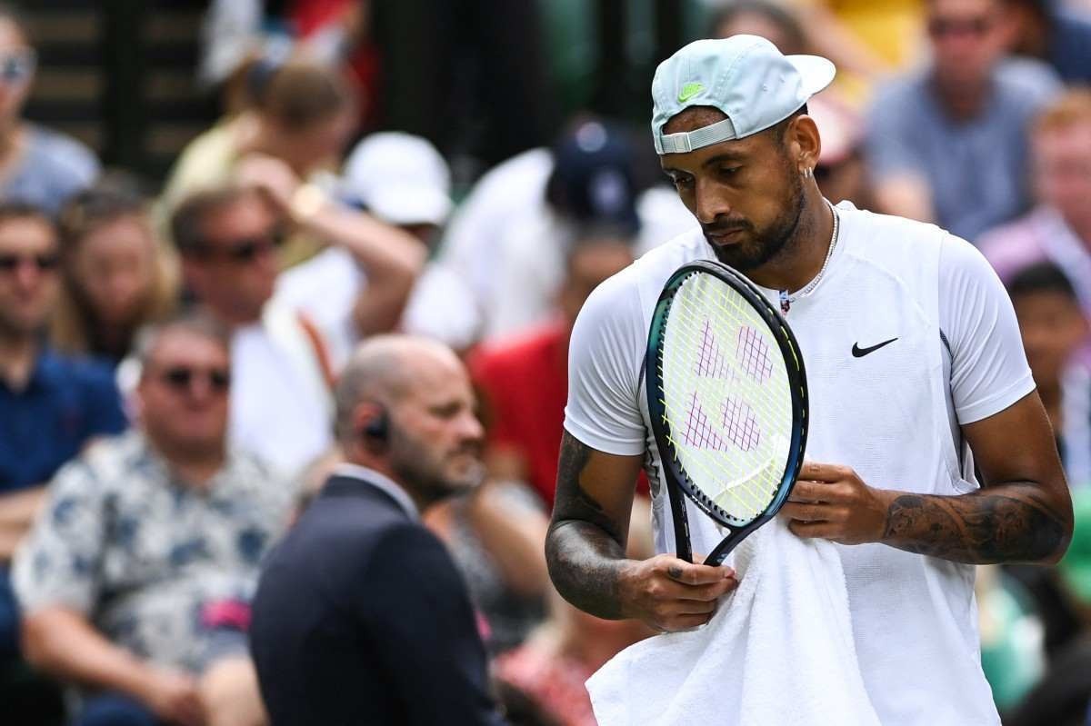 Nick Kyrgios, presente em Wimbledon, é acusado de agredir ex-namorada