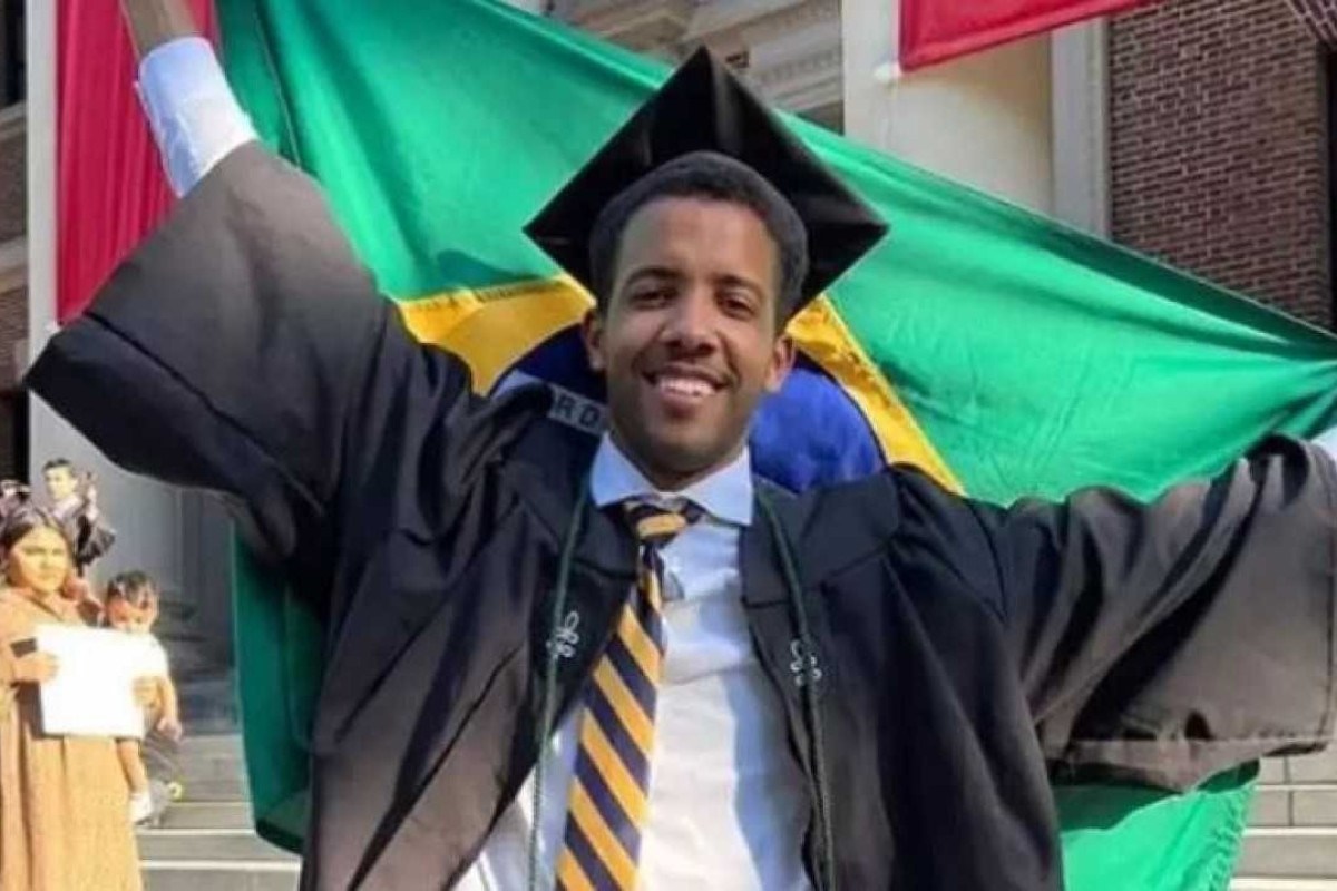 De Minas para os EUA: mineiro é o 1º brasileiro negro formado em Harvard