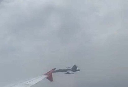 (crédito: Reprodução/Twitter/@aviationbrk) (crédito: Reprodução/Twitter/@aviationbrk)