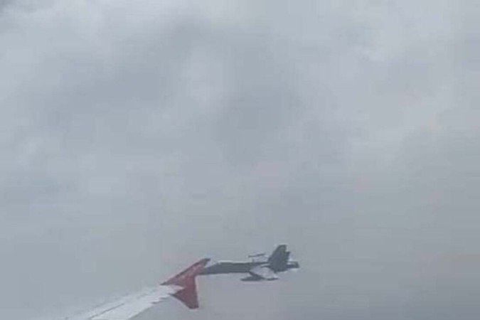 (crédito: Reprodução/Twitter/@aviationbrk) (crédito: Reprodução/Twitter/@aviationbrk)