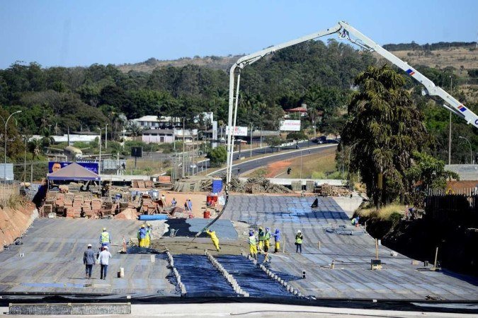 Com entraves desde 2013, obra foi paralisada em 2016 - (crédito: Marcelo Ferreira/CB/D.A Press) Com entraves desde 2013, obra foi paralisada em 2016 - (crédito: Marcelo Ferreira/CB/D.A Press)