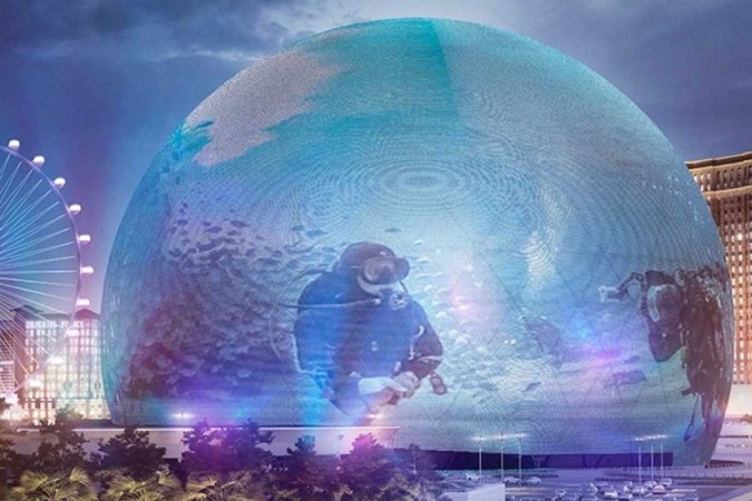 Esfera de US$ 1,8 bilhão e 100 metros será a maior do mundo; veja fotos