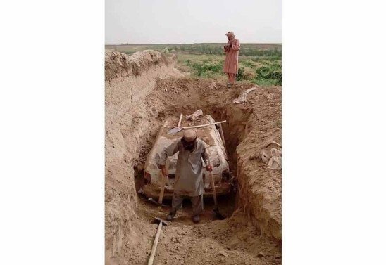 Taliban media officials / AFP