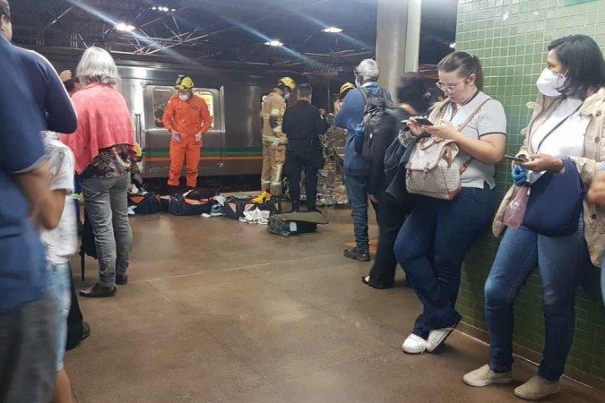 Acidente aconteceu na noite desta quinta-feira (7/7). - (crédito: Material cedido ao Correio) Acidente aconteceu na noite desta quinta-feira (7/7). - (crédito: Material cedido ao Correio)