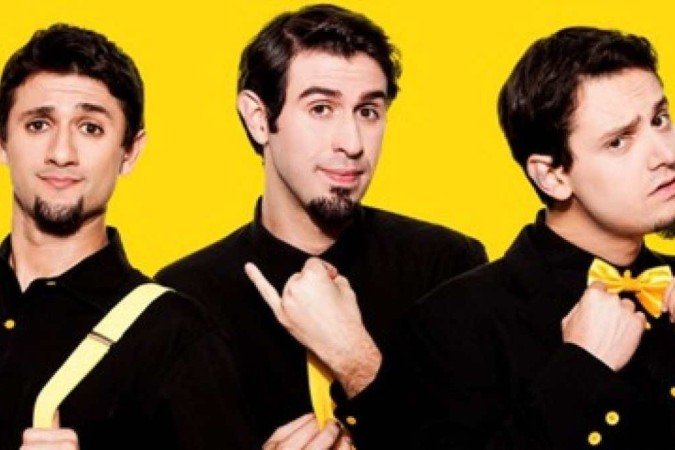 O grupo Os Barbixas é formado por Anderson Bizzocchi, Daniel Nascimento e Elidio Sanna - (crédito: Divulgação) O grupo Os Barbixas é formado por Anderson Bizzocchi, Daniel Nascimento e Elidio Sanna - (crédito: Divulgação)
