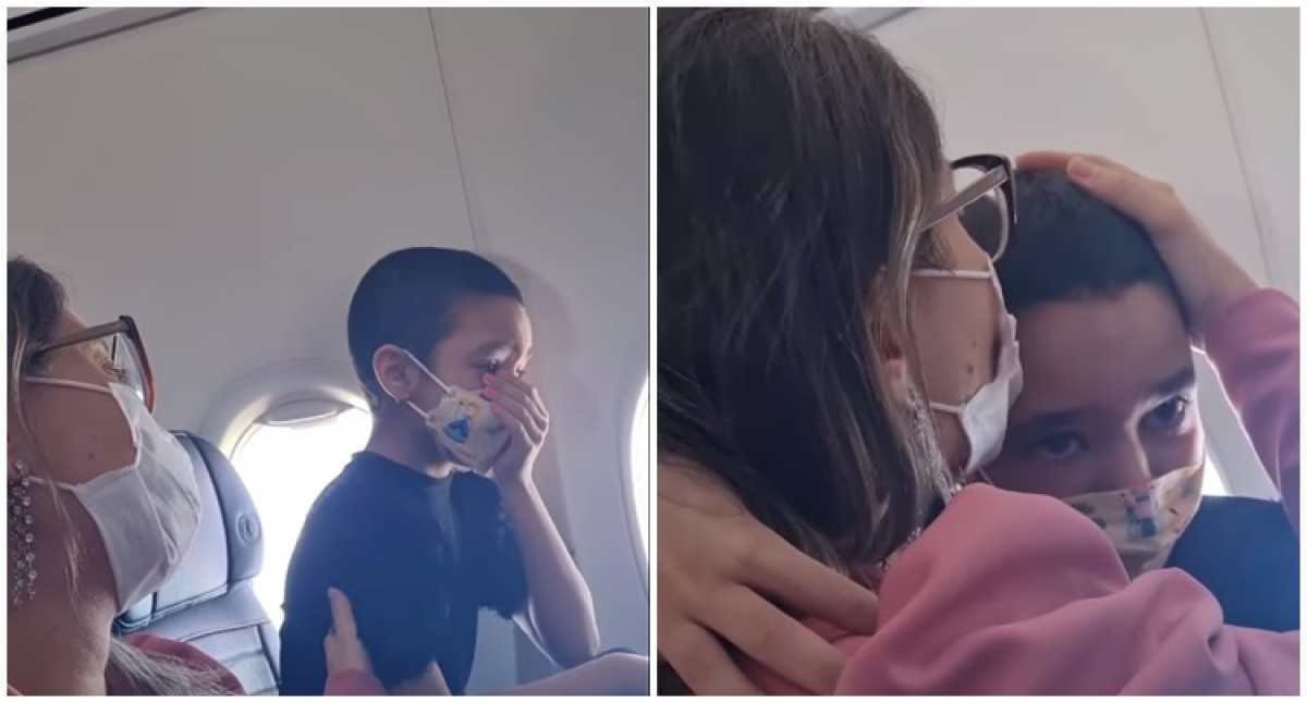 Vídeo: menina que passou  por transplante de medula é aplaudida em voo 