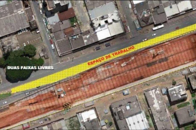 (crédito: Reprodução/Secretaria de Obras e Infraestrutura) (crédito: Reprodução/Secretaria de Obras e Infraestrutura)