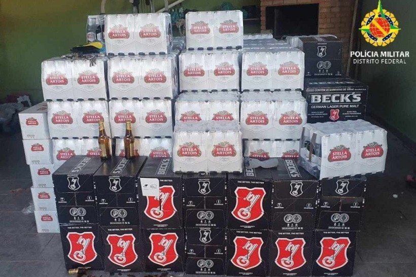 Quatro homens são presos com carga roubada de cerveja no Gama