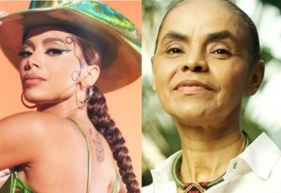 Divulgação/Marina Silva e Reprodução/Instagram @anitta