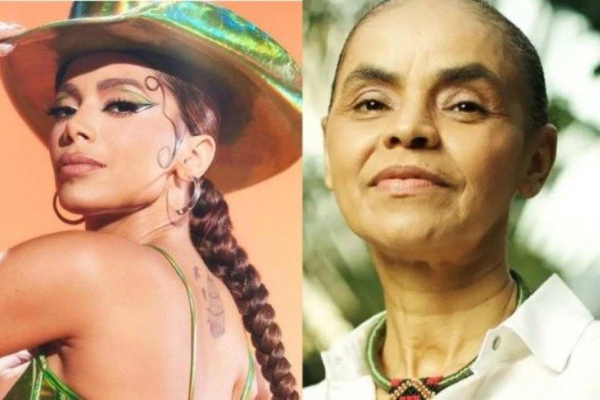 Marina e Anitta já trocaram afagos nas redes sociais, principalmente após a cantora ar a denunciar ataques ao meio ambiente, área de atuação da ex-senadora - (crédito: Divulgação/Marina Silva e Reprodução/Instagram @anitta) Marina e Anitta já trocaram afagos nas redes sociais, principalmente após a cantora ar a denunciar ataques ao meio ambiente, área de atuação da ex-senadora - (crédito: Divulgação/Marina Silva e Reprodução/Instagram @anitta)