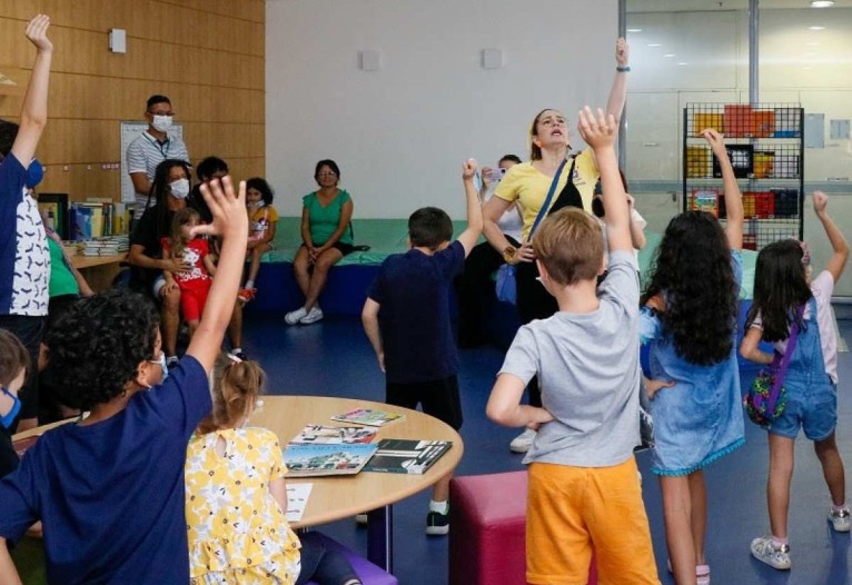 Biblioteca Nacional de Brasília promove contação de histórias para crianças