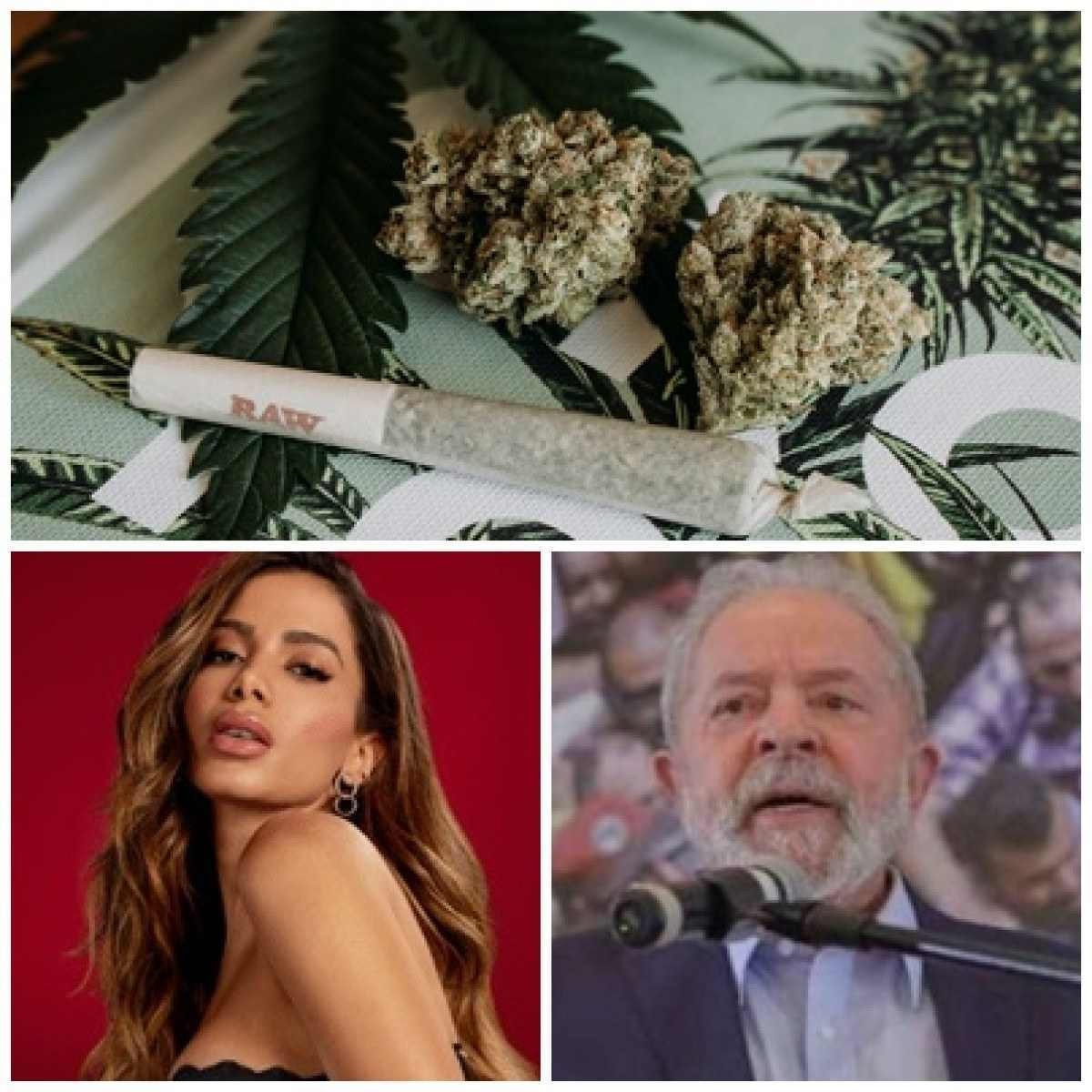 Anitta pede apoio a Lula para a legalização da maconha no Brasil