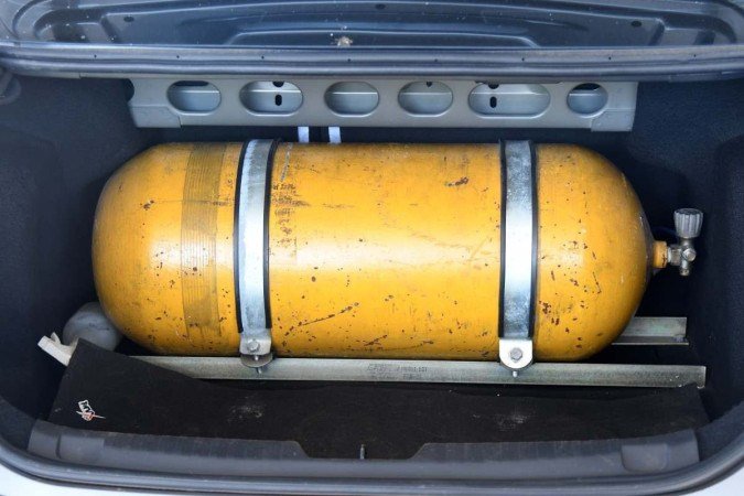  14/07/2022. Crédito: Ed Alves/CB/D.A Press. Brasil. Brasília - DF. Cidades. GNV ainda não baixou os impostos. Posto na Candangolandia. 