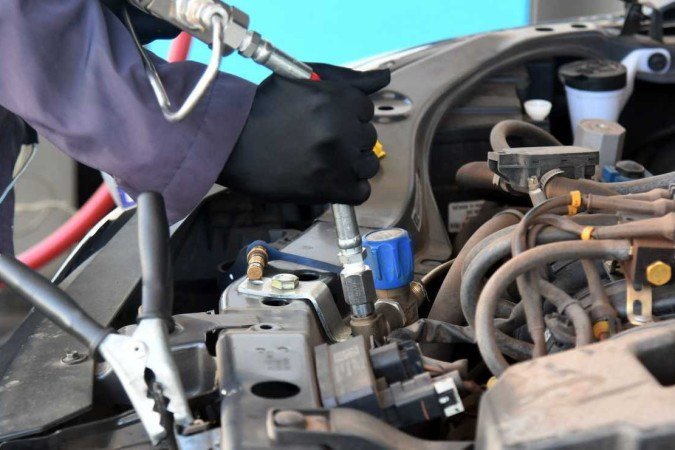  14/07/2022. Crédito: Ed Alves/CB/D.A Press. Brasil. Brasília - DF. Cidades. GNV ainda não baixou os impostos. Posto na Candangolandia. 