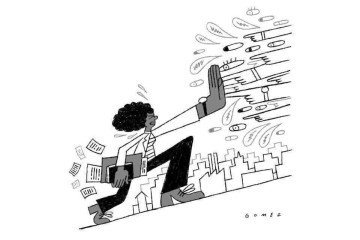 Maioria das respondentes do estudo dizem ser a única liderança negra feminina no local em que
trabalham -  (crédito: Caio Gomez)