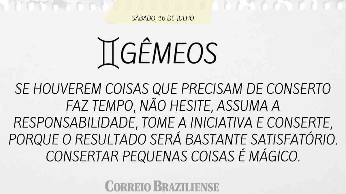 Horóscopo do dia: confira o que os astros revelam para esta terça-feira  (16/8)