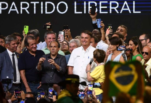 Ded acordo com o relatório da PF, Bolsonaro pouco aparecia no comitê, no Lago Sul. Segundo andar da casa tinha acesso restrito -  (crédito: Evaristo Sá/AFP)