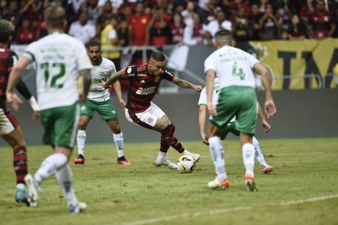  20/07/2022 Crédito: Minervino Junior/CB. Esportes. Flamengo vence  Juventude pelo Campeonato Brasileiro, no Estadio Mané Garrincha.