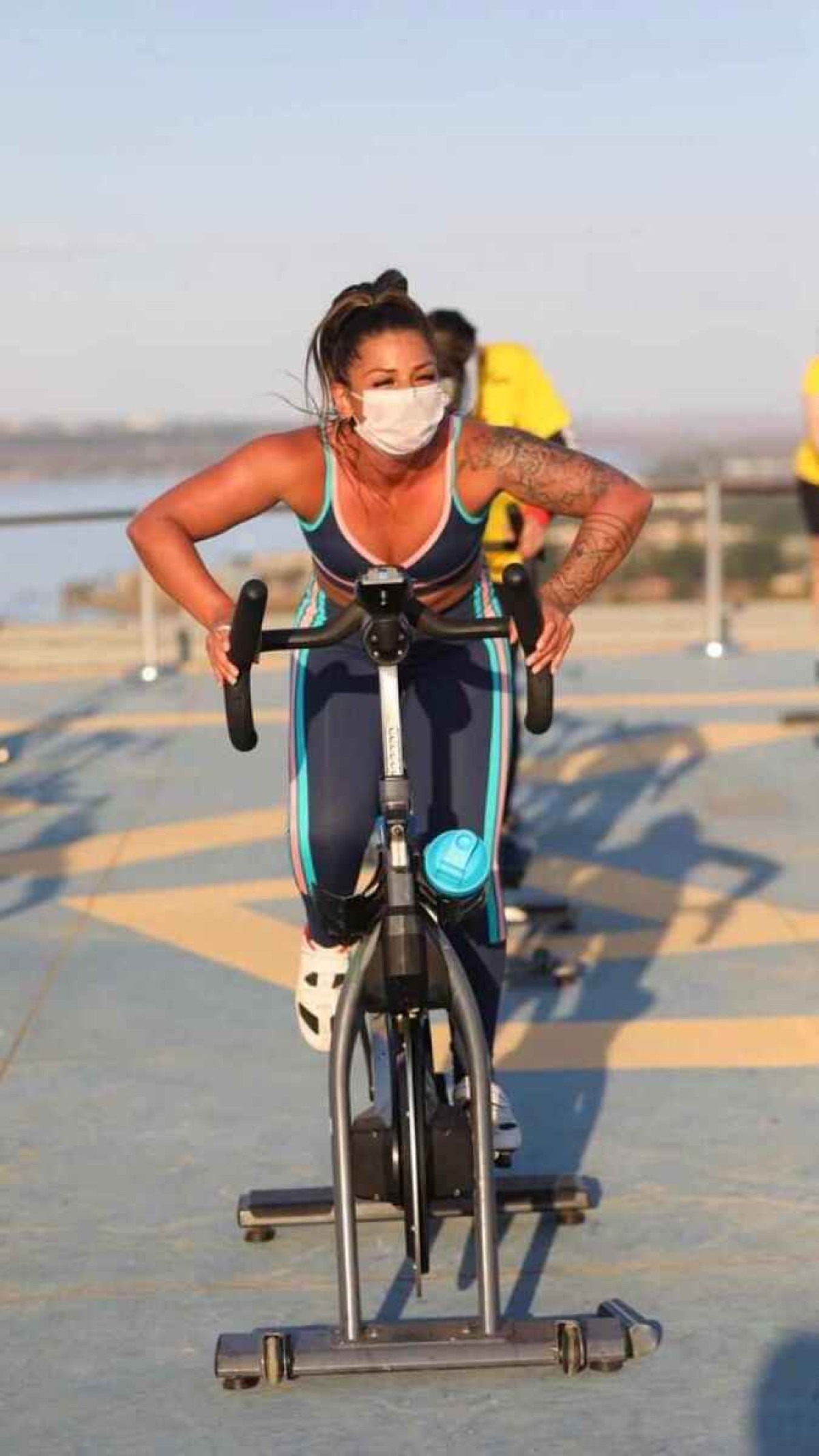 Treino aeróbico de bike 