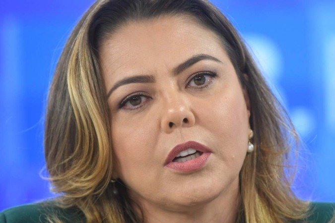  21/07/2022. Crédito: Ed Alves/CB/D.A. Press. Brasil. Brasília - DF. Cidades. CB Poder  recebe a senadora Leila Barros, pré-candidata ao Governo do DF. Na bancada, a jornalista Ana Maria Campos. 