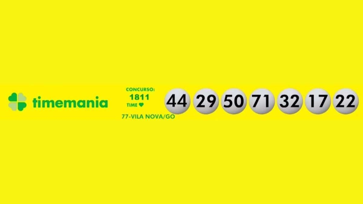 Confira os resultados da Lotofácil 2578 e da Timemania 1811 desta